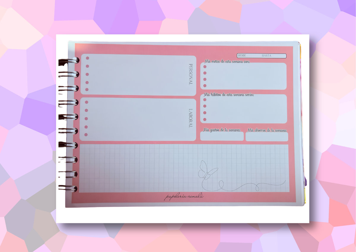 PLANNER BONITA SEMANA